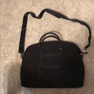 Vera Bradley black laptop bag